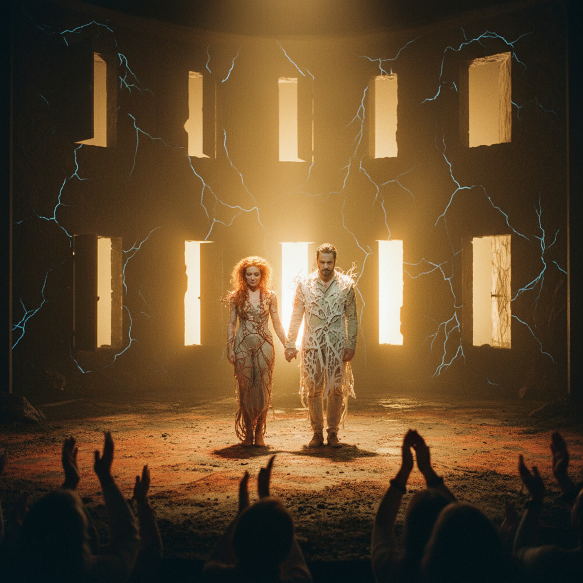 The bow, all seven doors open